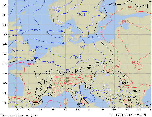 Tu 13.08.2024 12 UTC