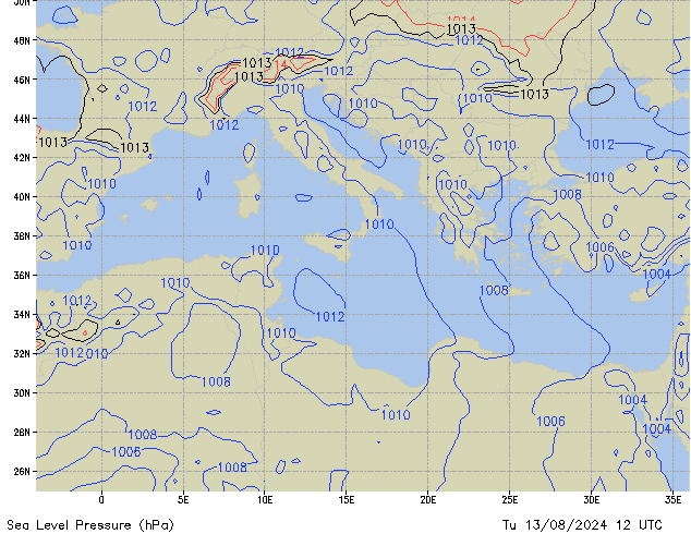 Tu 13.08.2024 12 UTC