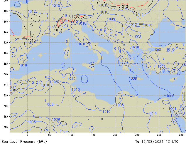 Tu 13.08.2024 12 UTC