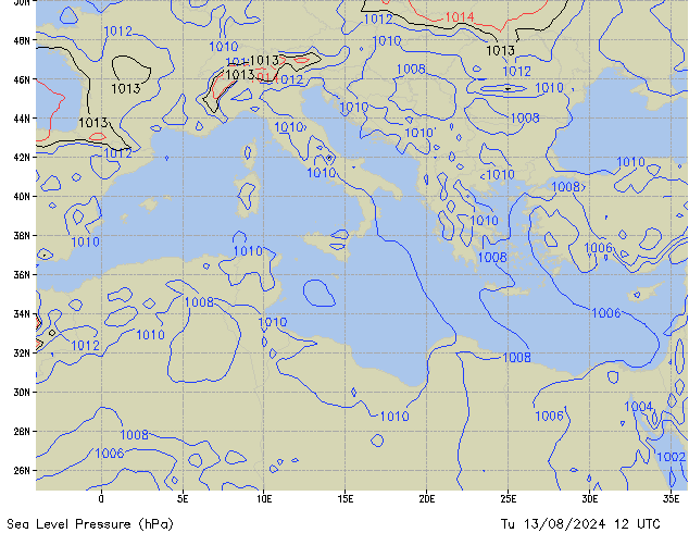 Tu 13.08.2024 12 UTC