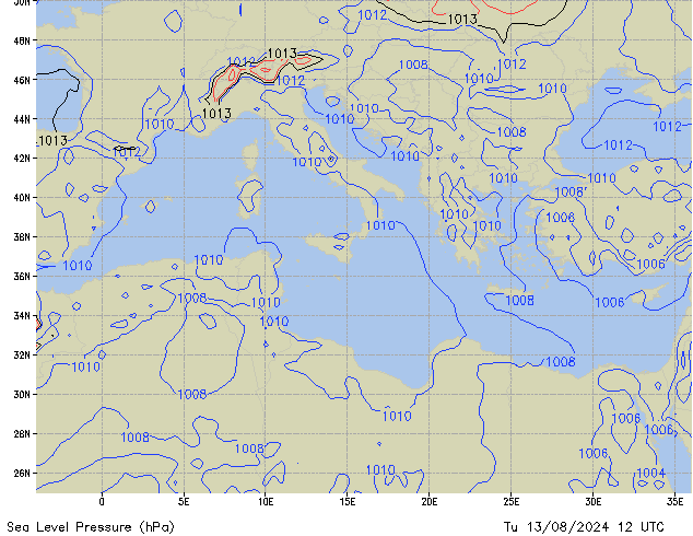 Tu 13.08.2024 12 UTC