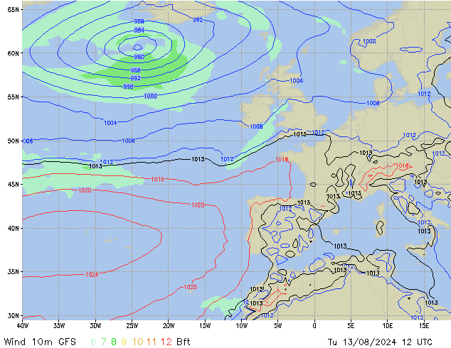 Tu 13.08.2024 12 UTC