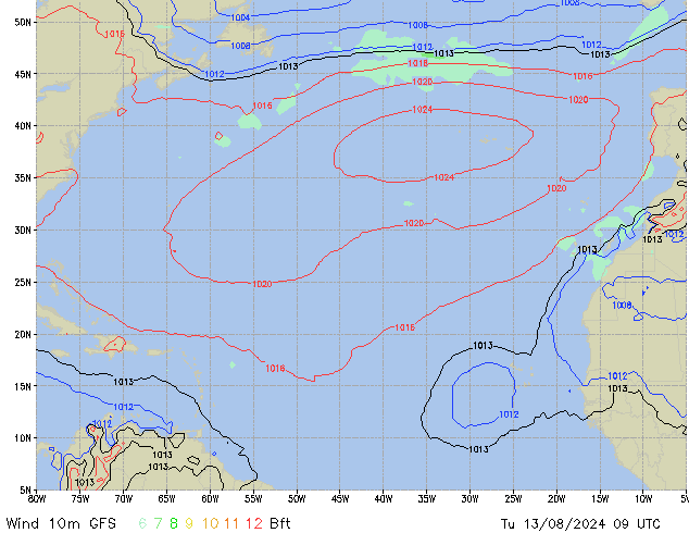 Tu 13.08.2024 09 UTC