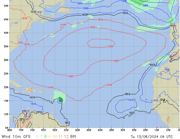 Tu 13.08.2024 09 UTC