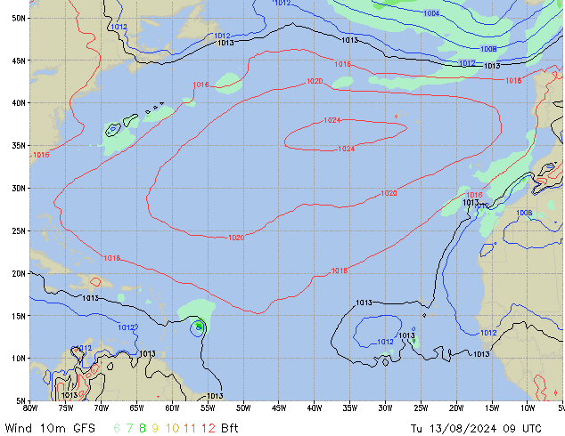 Tu 13.08.2024 09 UTC