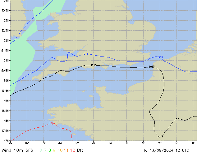 Tu 13.08.2024 12 UTC