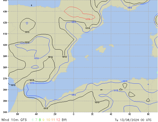 Tu 13.08.2024 00 UTC