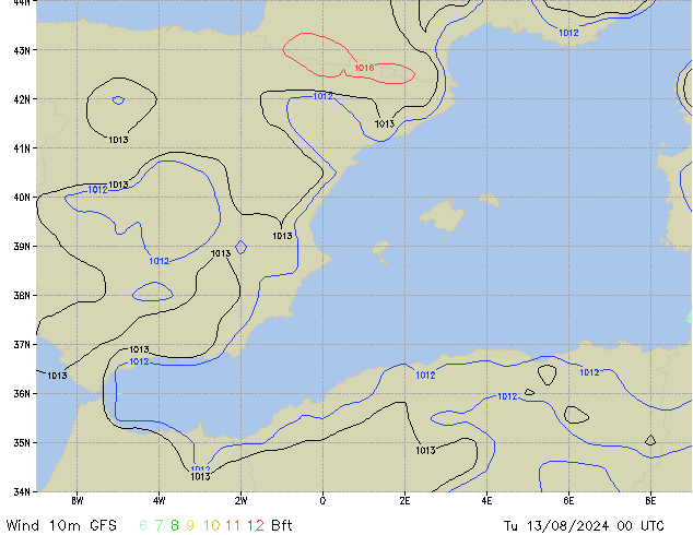 Tu 13.08.2024 00 UTC