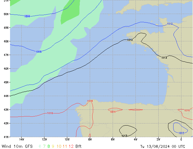 Tu 13.08.2024 00 UTC