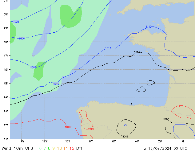 Tu 13.08.2024 00 UTC