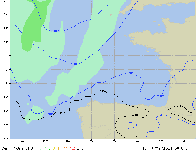 Tu 13.08.2024 06 UTC