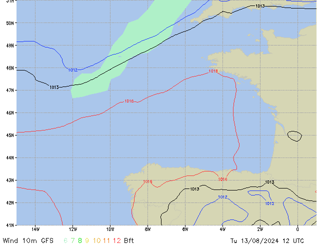 Tu 13.08.2024 12 UTC