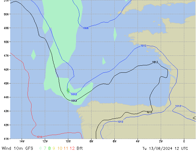 Tu 13.08.2024 12 UTC