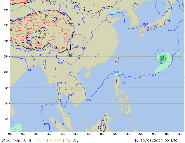 Tu 13.08.2024 00 UTC