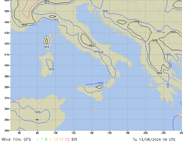 Tu 13.08.2024 06 UTC