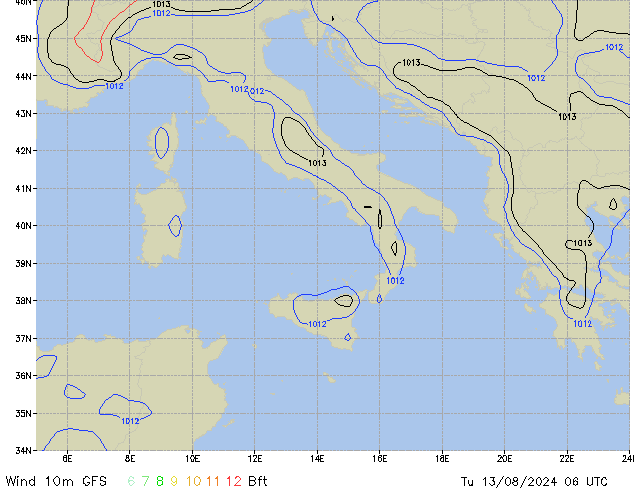 Tu 13.08.2024 06 UTC