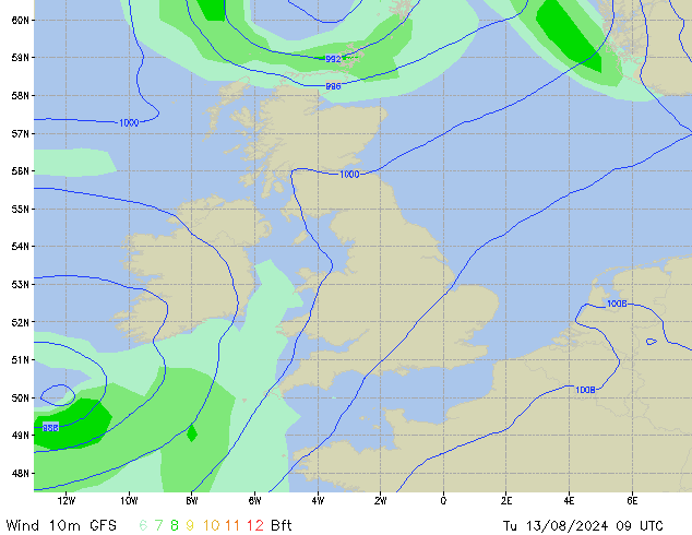 Tu 13.08.2024 09 UTC