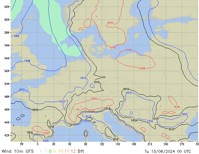 Tu 13.08.2024 00 UTC