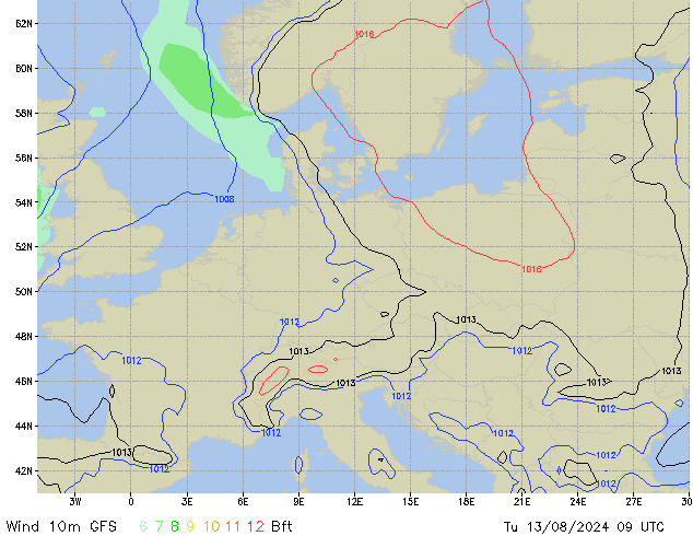 Tu 13.08.2024 09 UTC