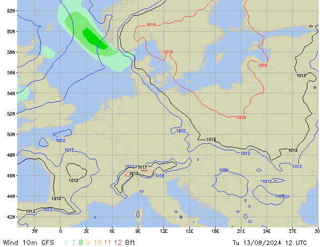 Tu 13.08.2024 12 UTC