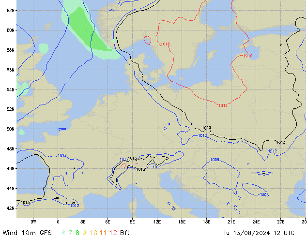 Tu 13.08.2024 12 UTC