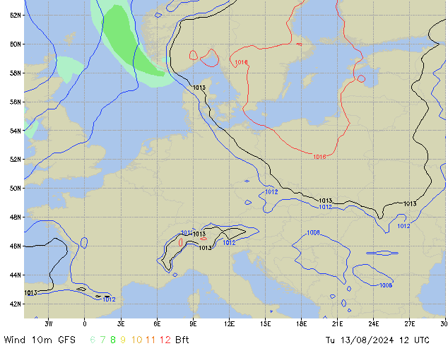 Tu 13.08.2024 12 UTC