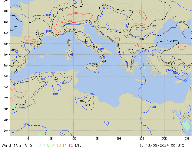 Tu 13.08.2024 00 UTC