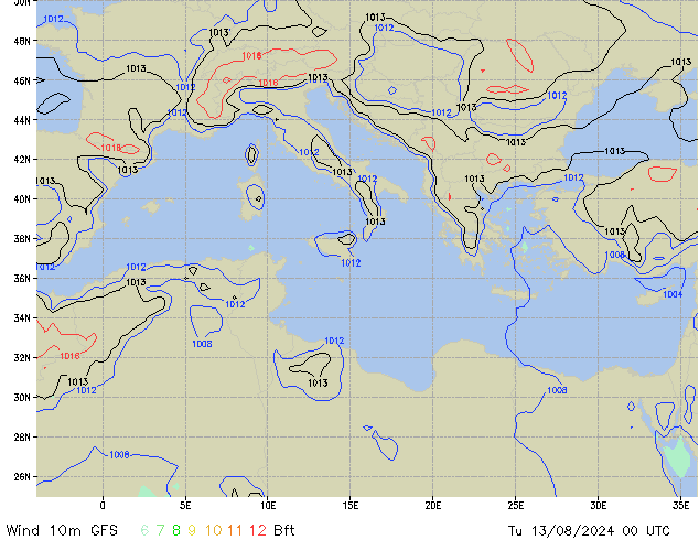 Tu 13.08.2024 00 UTC