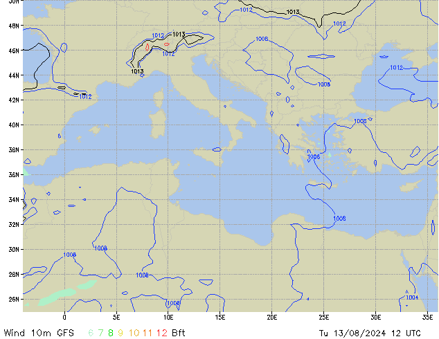 Tu 13.08.2024 12 UTC