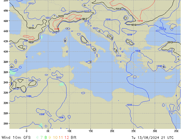 Tu 13.08.2024 21 UTC