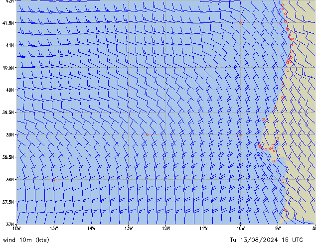 Tu 13.08.2024 15 UTC