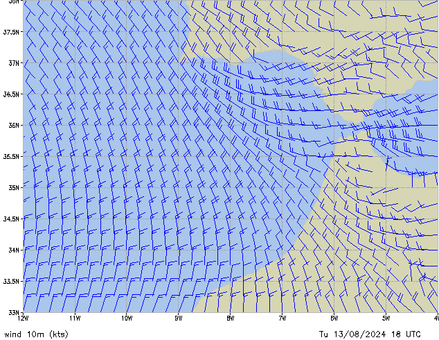 Tu 13.08.2024 18 UTC