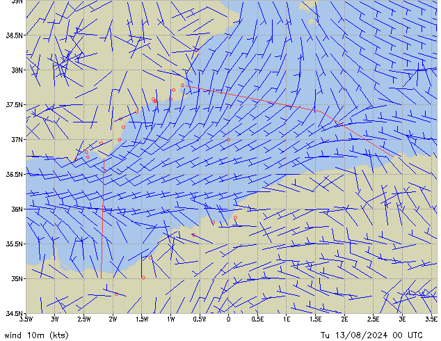 Tu 13.08.2024 00 UTC