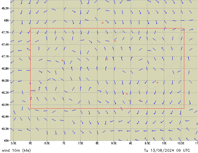 Tu 13.08.2024 09 UTC