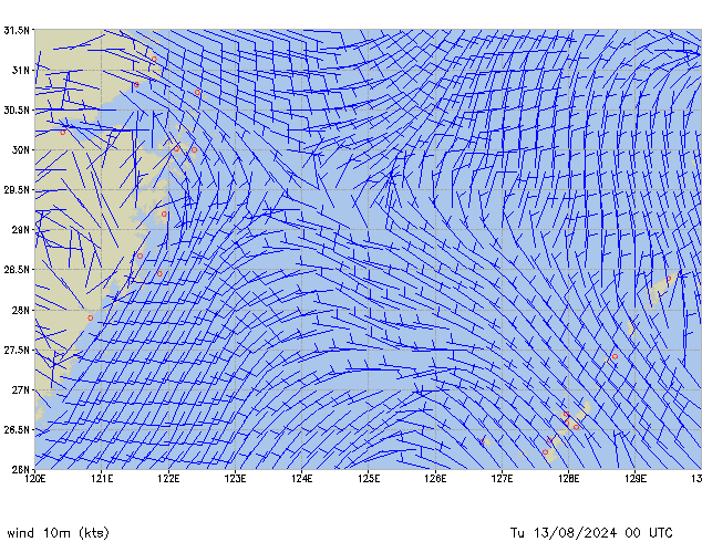 Tu 13.08.2024 00 UTC