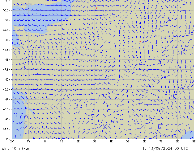 Tu 13.08.2024 00 UTC