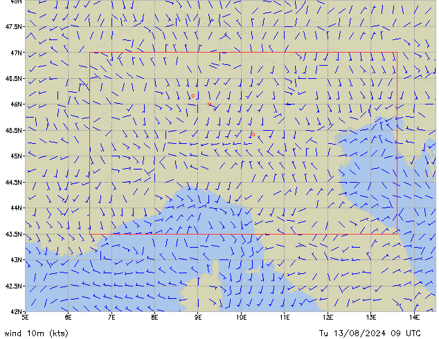 Tu 13.08.2024 09 UTC