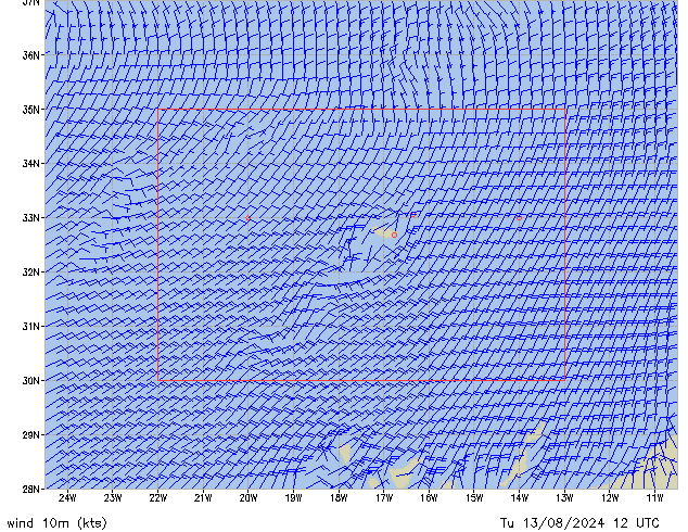 Tu 13.08.2024 12 UTC