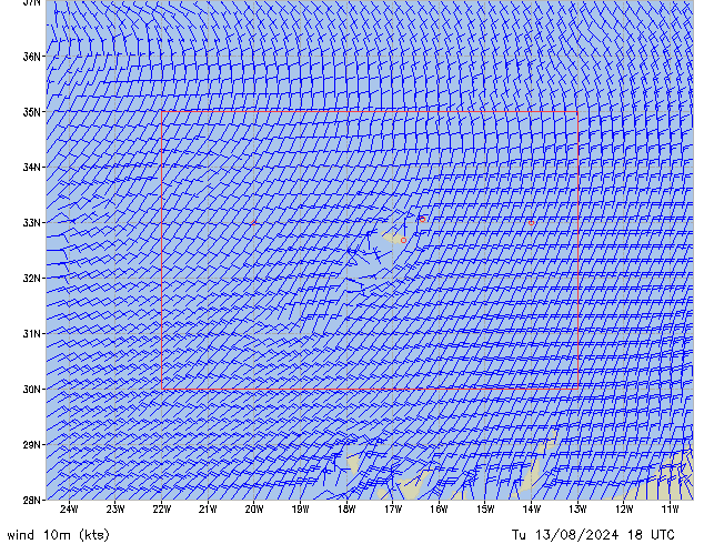 Tu 13.08.2024 18 UTC