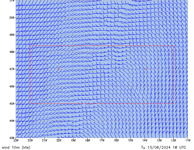 Tu 13.08.2024 18 UTC