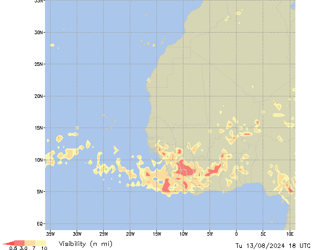 Tu 13.08.2024 18 UTC