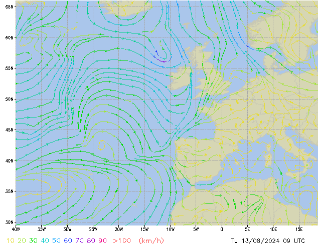 Tu 13.08.2024 09 UTC