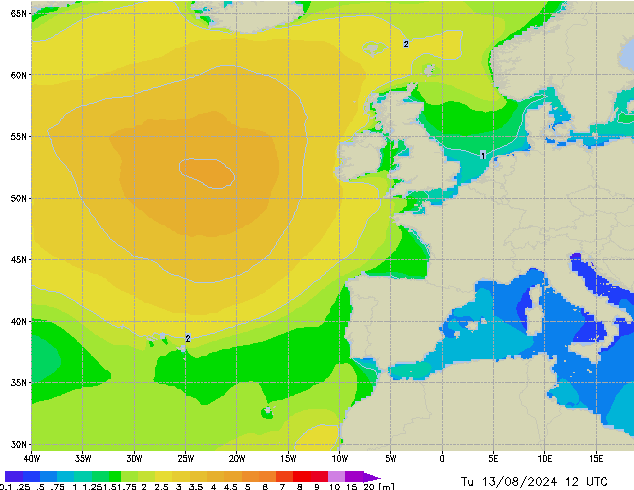 Tu 13.08.2024 12 UTC