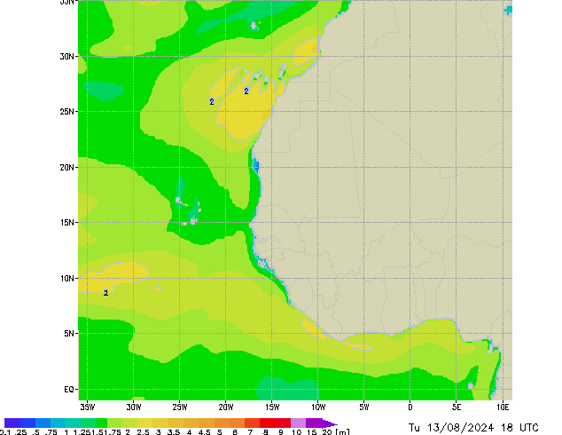 Tu 13.08.2024 18 UTC