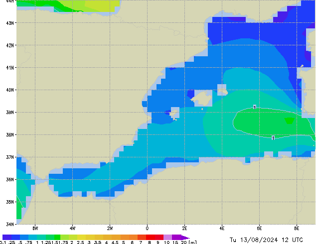 Tu 13.08.2024 12 UTC