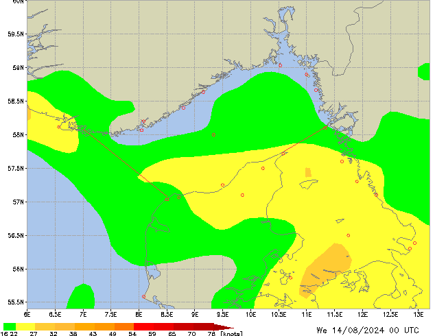 We 14.08.2024 00 UTC