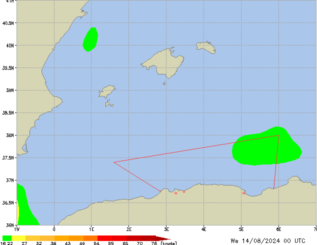 We 14.08.2024 00 UTC