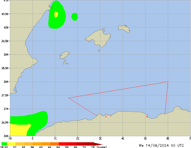 We 14.08.2024 00 UTC