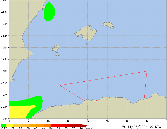 We 14.08.2024 00 UTC