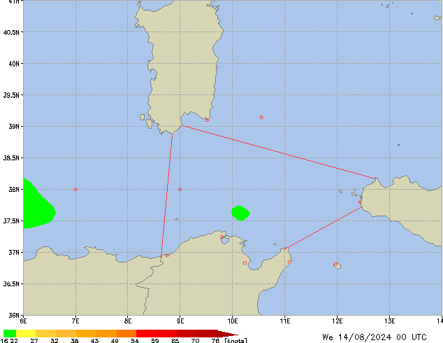 We 14.08.2024 00 UTC